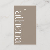 Visite Carte de balise Hang Prix Logo Moderne (Devant)