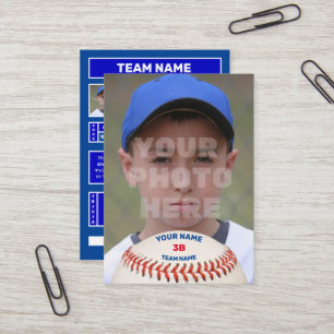 Visite Carte de base-ball personnelle (statistiques de ba