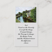 Visite Carte de bénédiction commémorative de prière (Devant)