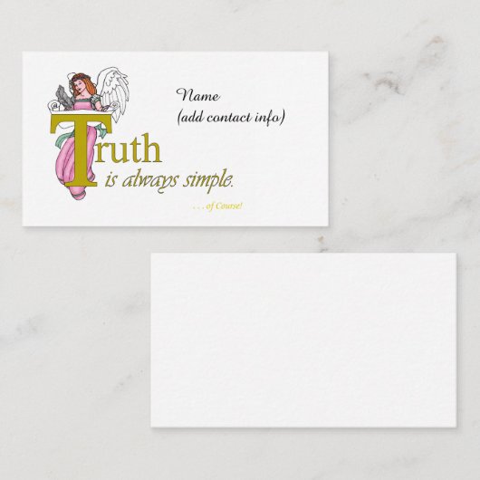 Visite Carte de bénédiction d'anges de Mème Miracle perso (Devant / Derrière)