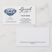 Visite Carte de bijoutier (Devant / Derrière)