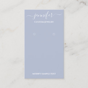 Visite Carte de bijoux personnalisée Logo Social Smoy BL