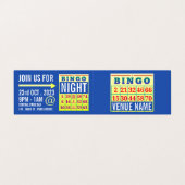 Visite Carte de Bingo, Gestionnaire de Bingo Détaillé (Extérieur déplié)