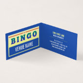 Visite Carte de Bingo, Gestionnaire de Bingo Détaillé (Intérieur)
