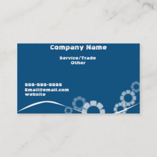 Visite Carte de bleu d'affaires de conception simple