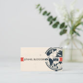 Visite Carte de blogueur de voyage (Debout devant)