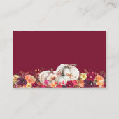 Visite Carte de boîtier Baby shower de demande de livre f (Dos)