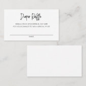 Visite Carte de boîtier de broche de couches (Devant / Derrière)