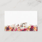 Visite Carte de boîtier du Baby shower à rouleaux de couc (Dos)