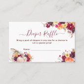 Visite Carte de boîtier du Baby shower à rouleaux de couc (Devant)