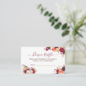 Visite Carte de boîtier du Baby shower à rouleaux de couc (Debout devant)