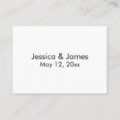 Visite Carte de boîtier du site Web Mariage de script mod (Dos)