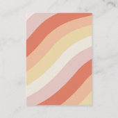 Visite Carte de boîtier du site Web Mariage RSVP de code  (Dos)