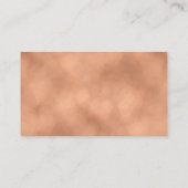 Visite Carte de boîtier Orange Boho Cactus Honeymoon Fund (Dos)