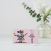 Visite Carte de broderie (Debout devant)