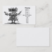 Visite Carte de broderie (Devant / Derrière)