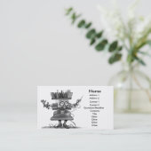 Visite Carte de broderie (Debout devant)