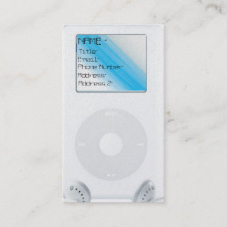 Visite Carte de buissness d'IPod