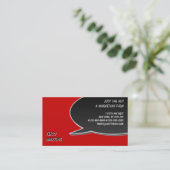 Visite Carte de bulle de parole (Debout devant)