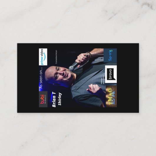 Visite Carte de bus Brian T Shirley (Devant)