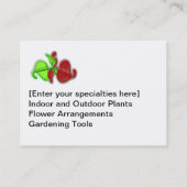 Visite Carte de bus - Feuilles de vigne 3D (Dos)