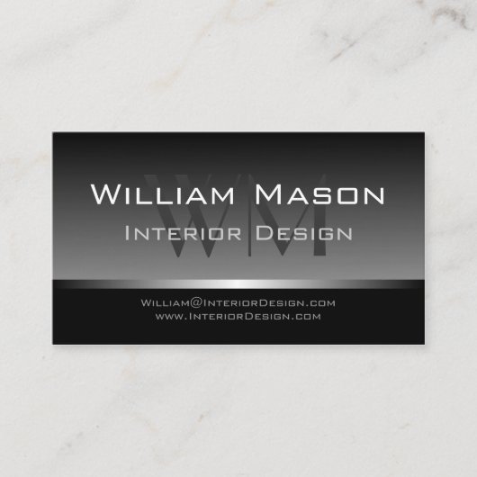 Visite Carte de bus professionnelle Gris cool et Gris Arg (Devant)