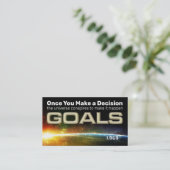 Visite Carte de but de décision (Debout devant)