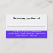 Visite Carte de but de décision (Dos)