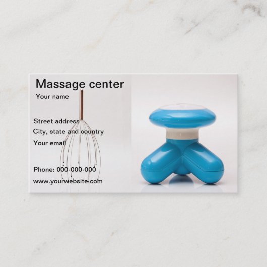 Visite Carte de centre de massage (Devant)