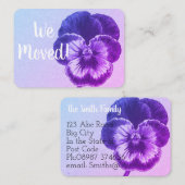 Visite Carte de changement d'adresse (Devant / Derrière)