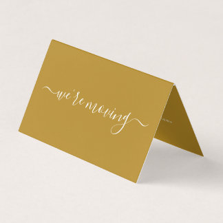 Visite Carte de changement d'adresse de script simple