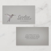 Visite Carte de cheveux de colibri de parties (Devant / Derrière)