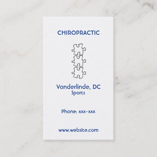 Visite carte de cHIRO (Devant)