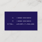 Visite Carte de circuit (Dos)