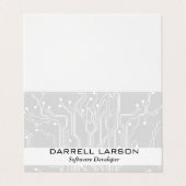 Visite Carte de circuit (Extérieur déplié)