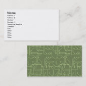 Visite Carte de circuit (Devant / Derrière)