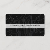 Visite Carte de circuit Beige Noir (Dos)