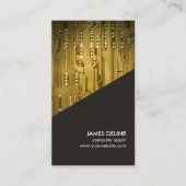 Visite Carte de circuit en or gris simple Réparation info (Devant)