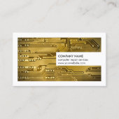 Visite Carte de circuit moderne White Gold Réparation de  (Devant)