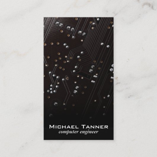 Visite Carte de circuit (noir) (Devant)