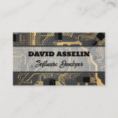 Visite Carte de circuit pour développeurs de logiciels mo (Devant)