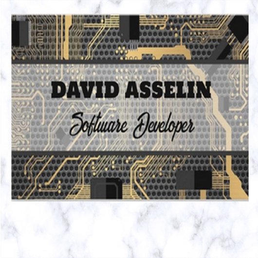 Visite Carte de circuit pour développeurs de logiciels mo