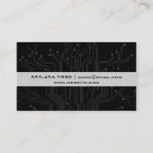 Visite Carte de circuit technique | Logo de Bio Tech (Dos)