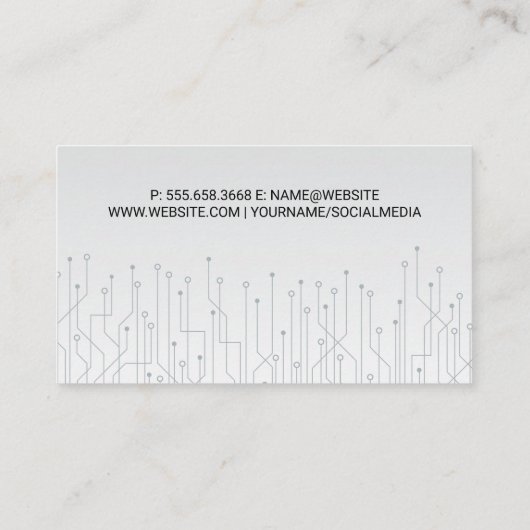 Visite Carte de circuit technologique (Dos)