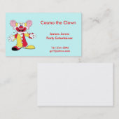 Visite Carte de clown (Devant / Derrière)