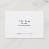 Visite Carte de code des affaires QR, 3,5" x2.0", 100pack (Dos)