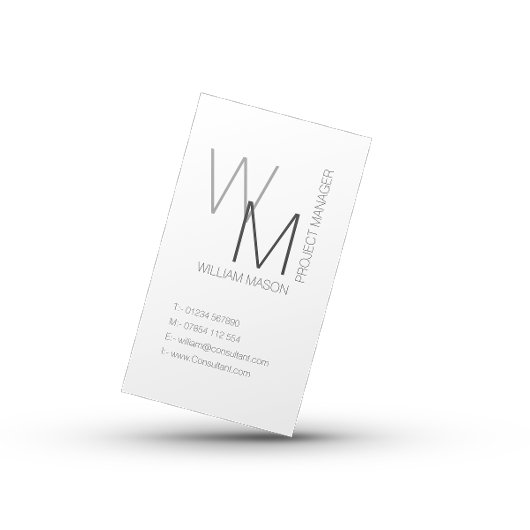 Visite Carte de code QR professionnelle blanche simple et