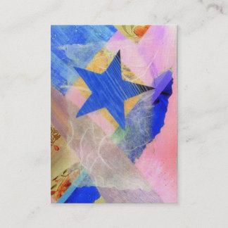 Visite Carte de collection d'artiste de l'étoile bleue