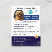Visite Carte de collection de thérapie d'aventure spatial (Dos)