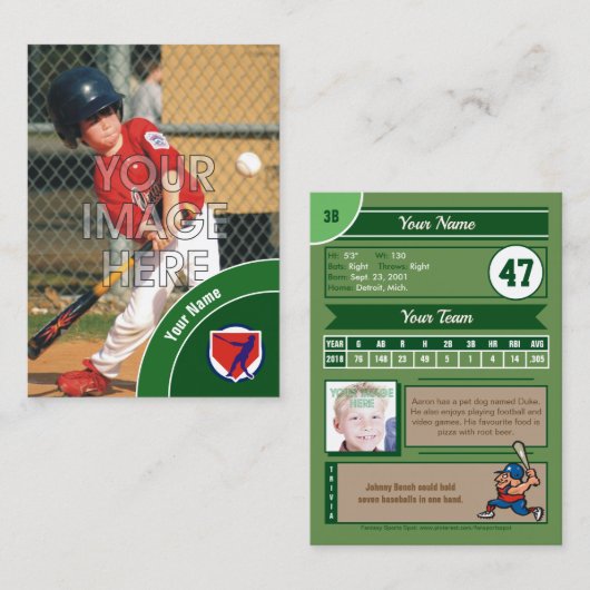 Visite Carte de collection faite sur commande de (Devant / Derrière)